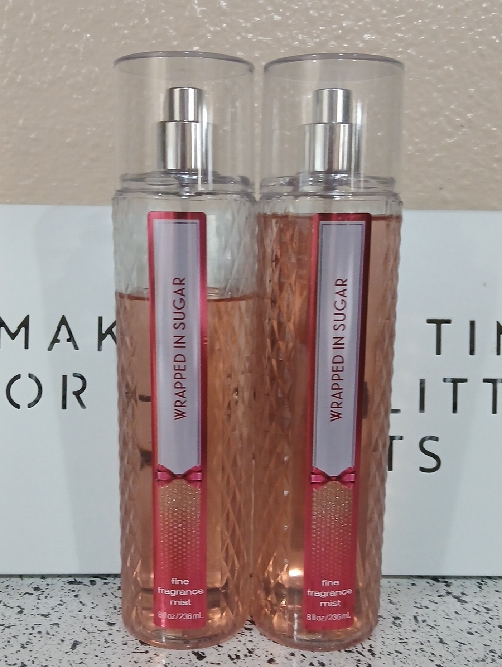 Bath & Body Works Wrapped In Sugar Fine Fragrance Mist Bundle